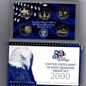 2000-S&P State Quarter Sets.... Uncirculated... In Original US Mint Packaging